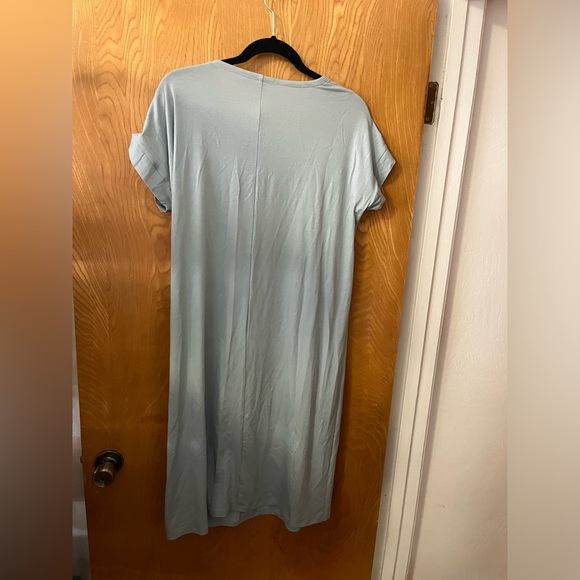 NWT Eileen Fisher Organic Cotton V-Neck midi Dress S - Picture 8 of 8